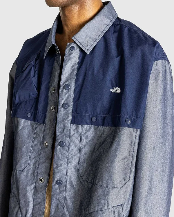 Skjorter>The North Face Denim Ls Shirt Light Indigo Denim Wash