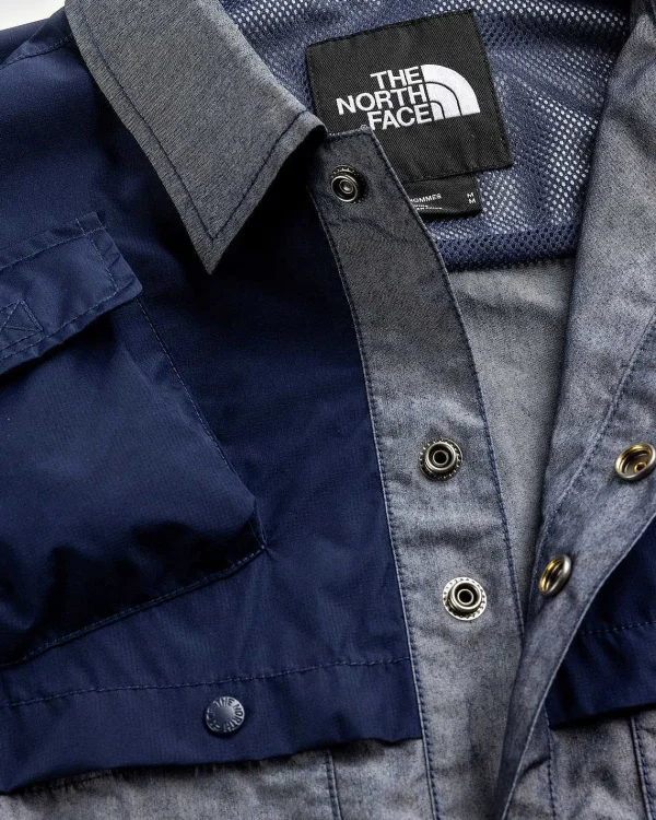 Skjorter>The North Face Denim Ls Shirt Light Indigo Denim Wash