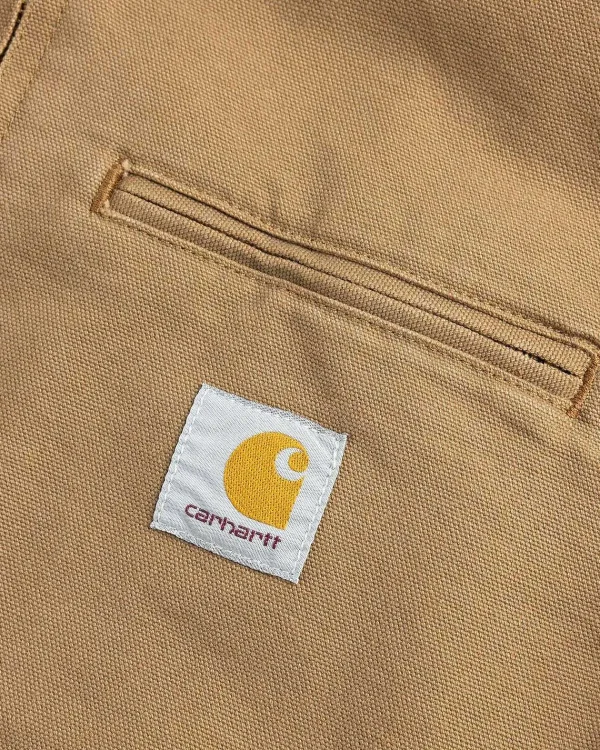 Overtøj>Carhartt WIP Detroit Jakke Hamilton Brown/ Tobak/Rinsed