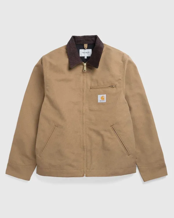 Overtøj>Carhartt WIP Detroit Jakke Hamilton Brun/Tobak