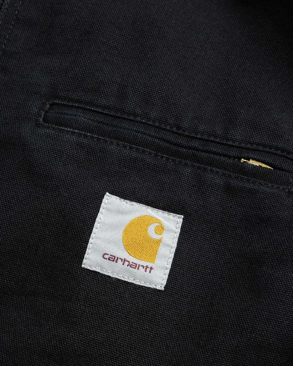 Overtøj>Carhartt WIP Detroit Jakke Sort/Aldret Laerred