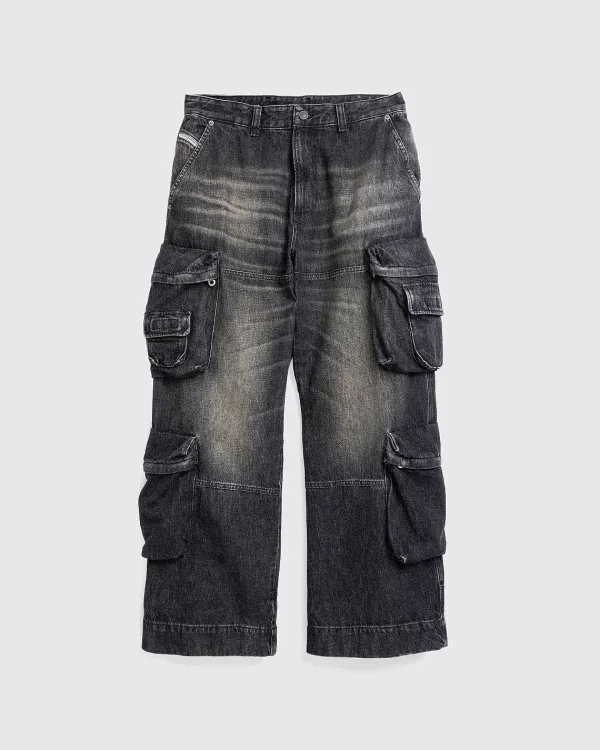 Bukser>Diesel D-Fish-Cargo-S Bukser Denim