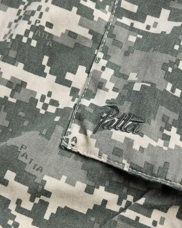 Bukser>Patta Digi Washed Cargo Pants Multi/Spray Camo