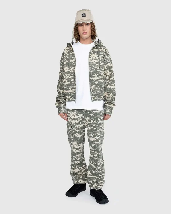 Bukser>Patta Digi Washed Cargo Pants Multi/Spray Camo