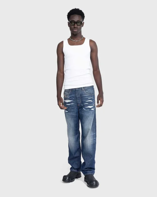 Bukser>Diesel 2010-D-Macs Straight Jeans Bla