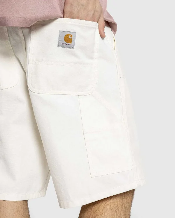 Shorts>Carhartt WIP Dobbelt Knae Kort Voks/Skyllet