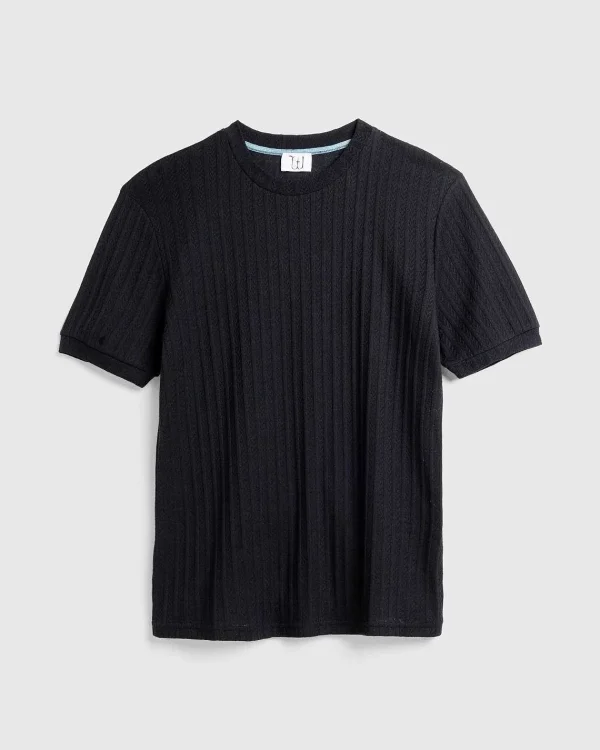 T-Shirts>Winnie New York Dolly Stripe Skjorte Sort