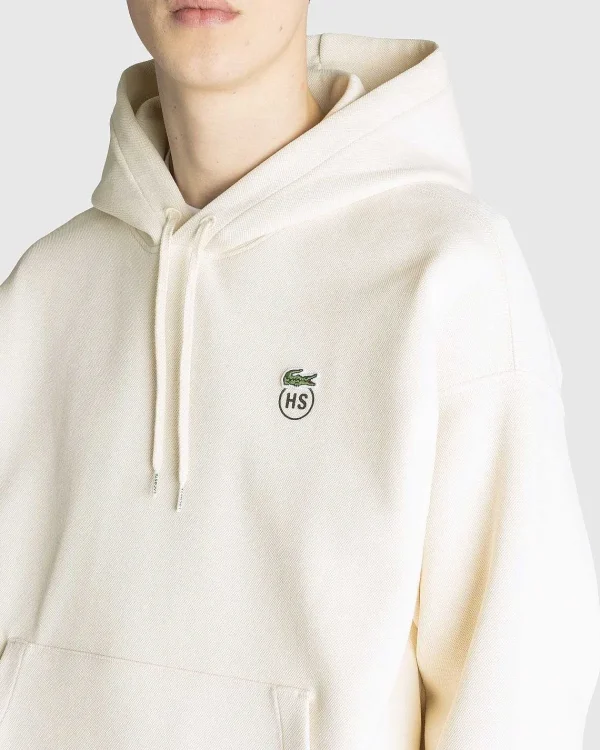 Sveder>Lacoste Double-Faced Pique Hoodie Aeggeskal