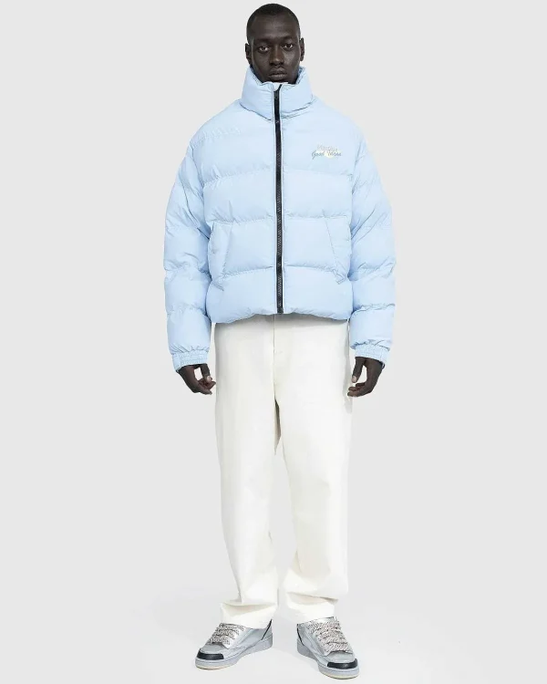 Overtøj>Martine Rose Dukke Puffer Jakke Icy Blue