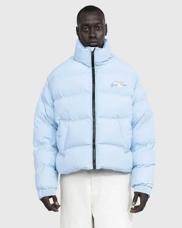 Overtøj>Martine Rose Dukke Puffer Jakke Icy Blue