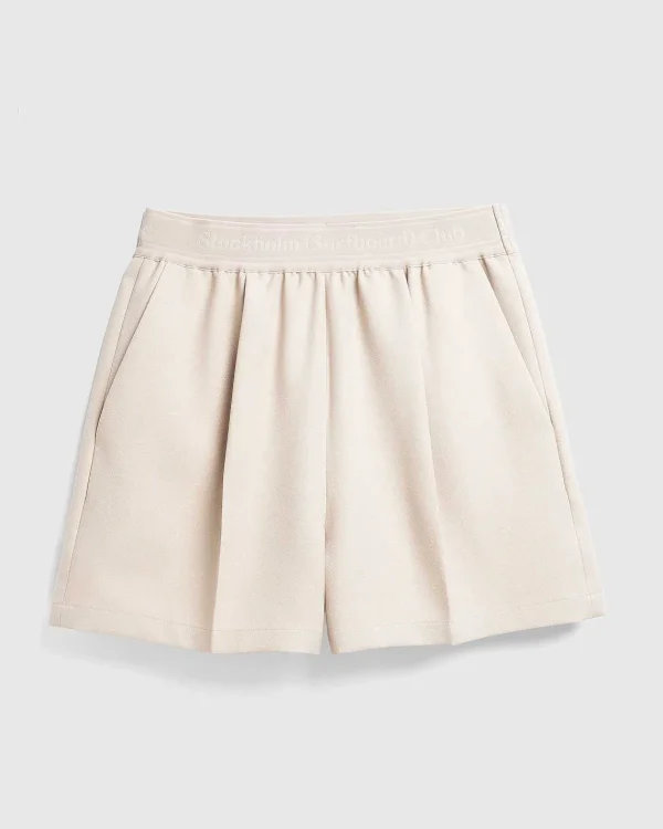 Shorts>Stockholm Surfboard Club Elaine Shorts Beige