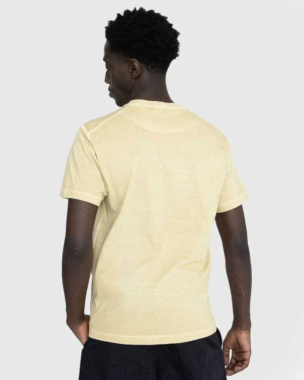 T-Shirts>Stone Island Fissato T-Shirt Natural Beige