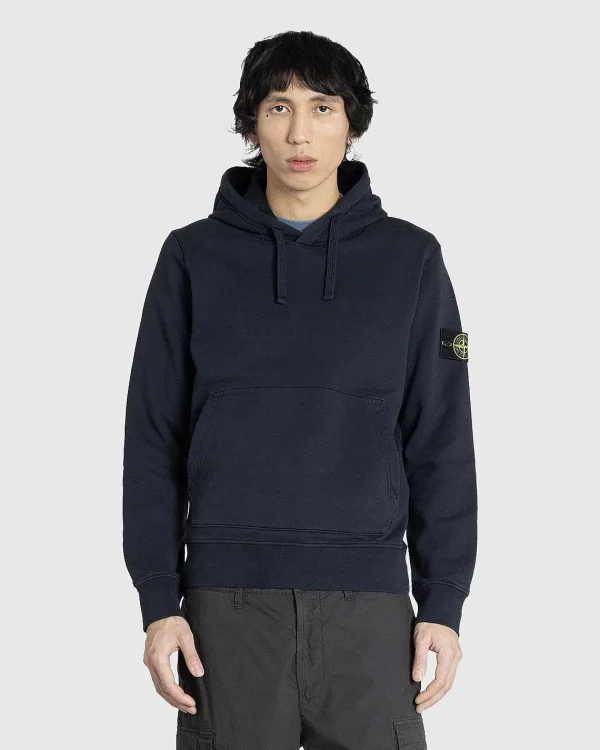 Sveder>Stone Island Fleece Haettetroje Marinebla