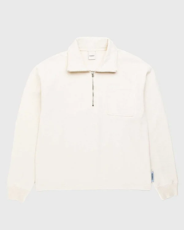 Sveder>Highsnobiety Fleece Quarter Zip Off-White