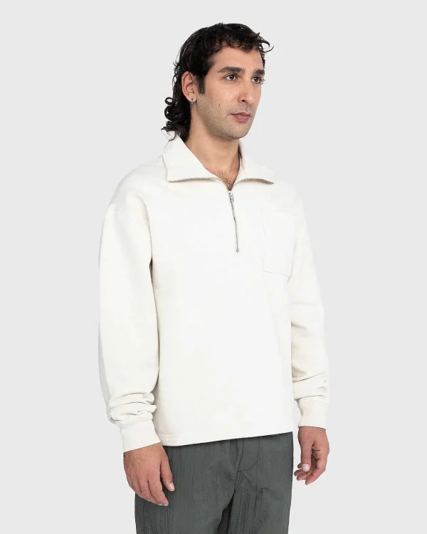 Sveder>Highsnobiety Fleece Quarter Zip Off-White