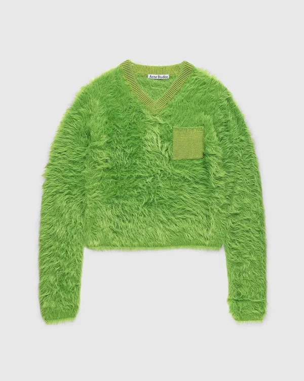 Strik>Acne Studios Fluffy V-Hals Troje