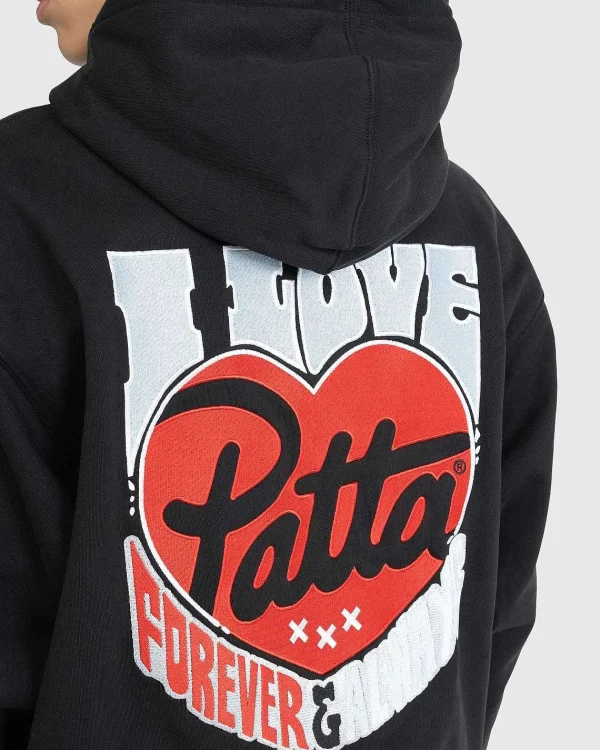 Sveder>Patta Forever And Always Boxy Haettetroje Sort