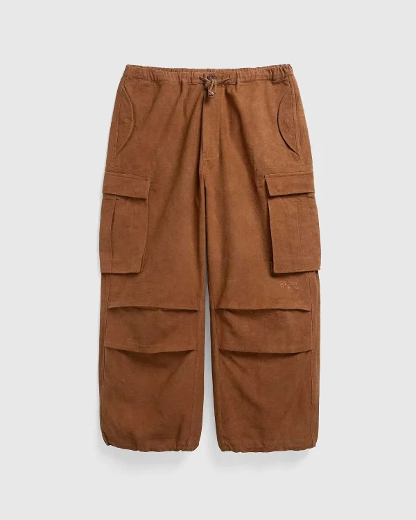 Bukser>Story mfg. Fredsbukser Bark Brown Slub