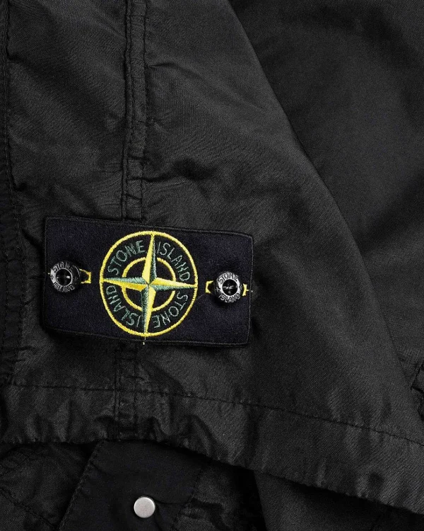 Overtøj>Stone Island Garment-Dyed Vest Sort