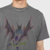 T-Shirts>Gentle Fullness Genbrugt Bomuld Bat Tee Sort