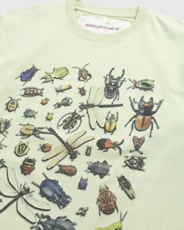 T-Shirts>Gentle Fullness Genbrugt Bomuldsbugs T-Shirt Gron