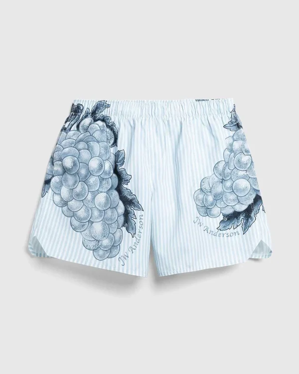 Badetøj>J.W. Anderson Grape Svommeshorts Lysebla