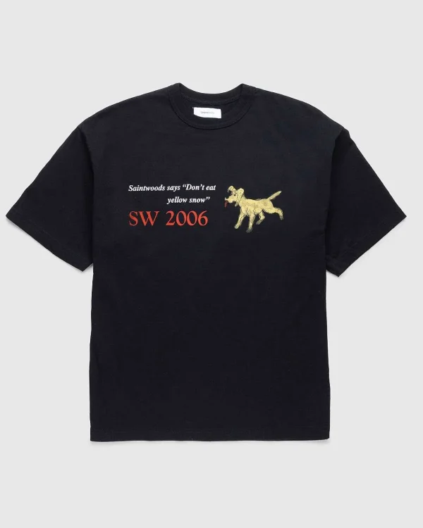 T-Shirts>Saintwoods Gul Snetroje Sort