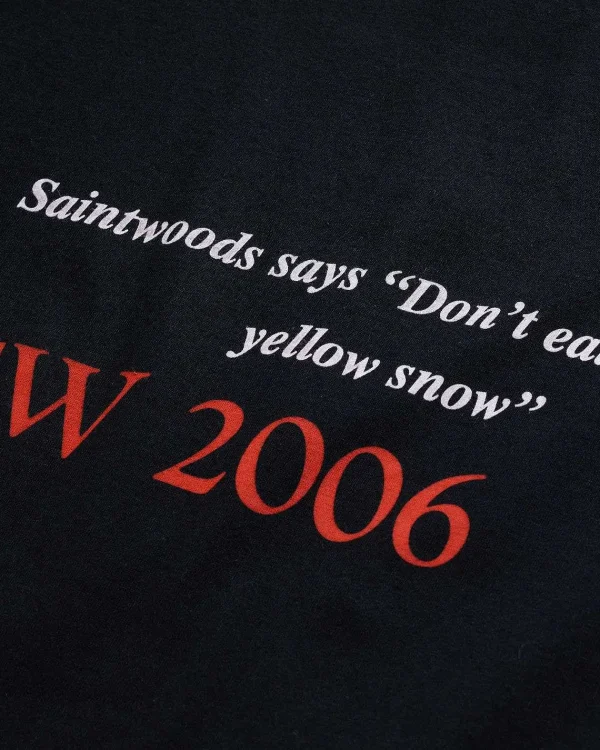 T-Shirts>Saintwoods Gul Snetroje Sort