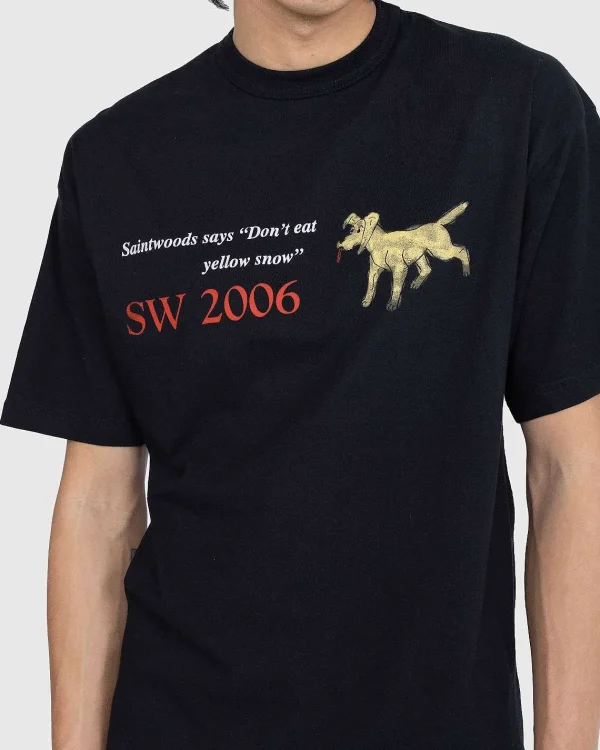 T-Shirts>Saintwoods Gul Snetroje Sort