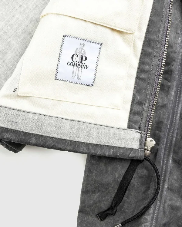 Overtøj>C.P. Company Haettejakke Raven Grey