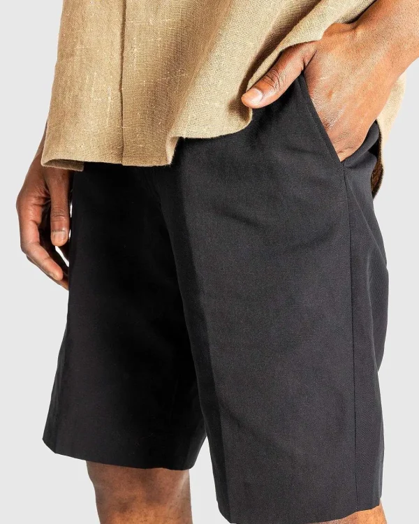 Shorts>Auralee Hard Twist Finx Linen Chino Shorts Sort