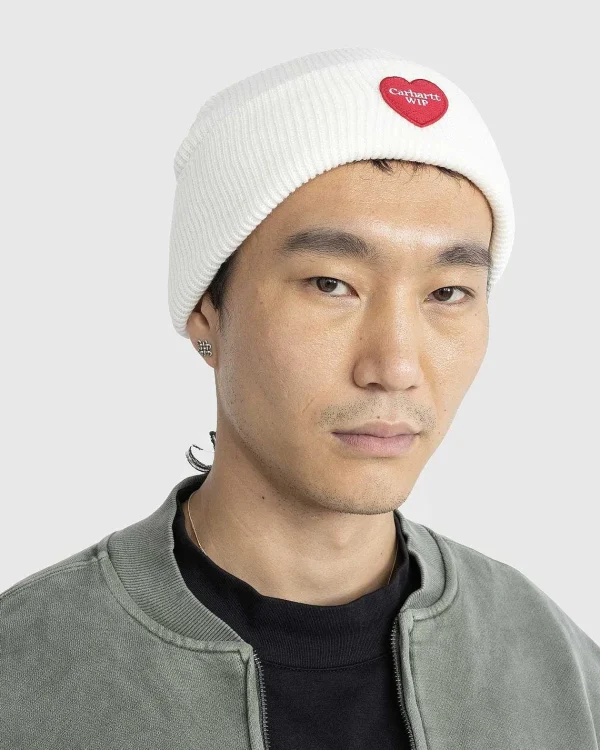 Vinter Tilbehør>Carhartt WIP Heart Patch Beanie Wax