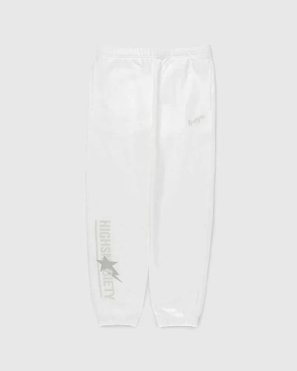 Bukser>BAPE Heavy Washed Sweat Pants Ivory