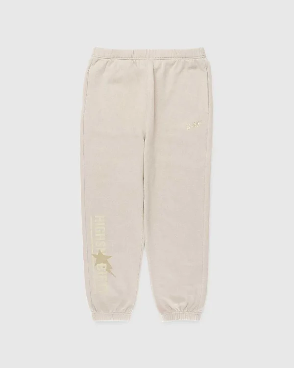 Bukser>BAPE Heavy Washed Sweat Pants Beige