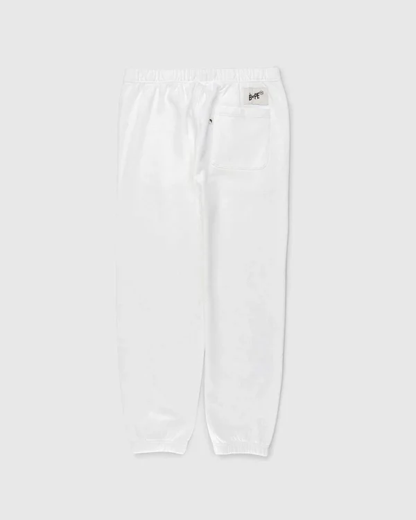 Bukser>BAPE Heavy Washed Sweat Pants Ivory