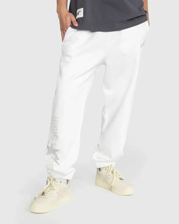 Bukser>BAPE Heavy Washed Sweat Pants Ivory