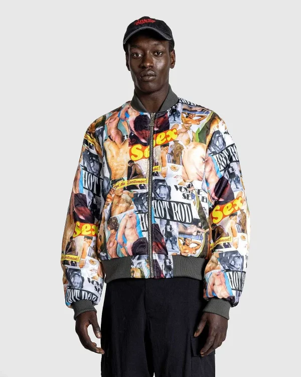 Overtøj>Carne Bollente Hidden Pleasures Bomber Jacket Gra