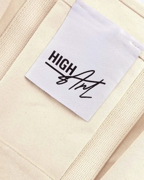 Tasker>Highsnobiety Highart Canvas Tote Bag Off-White