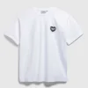 T-Shirts>Carhartt WIP Hjerte Bandana T-Shirt Hvid/Sort/Stenvasket