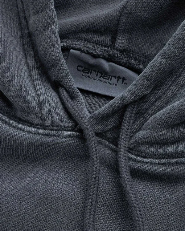 Sveder>Carhartt WIP Hooded Taos Sweat Flint/Garment-Dyed