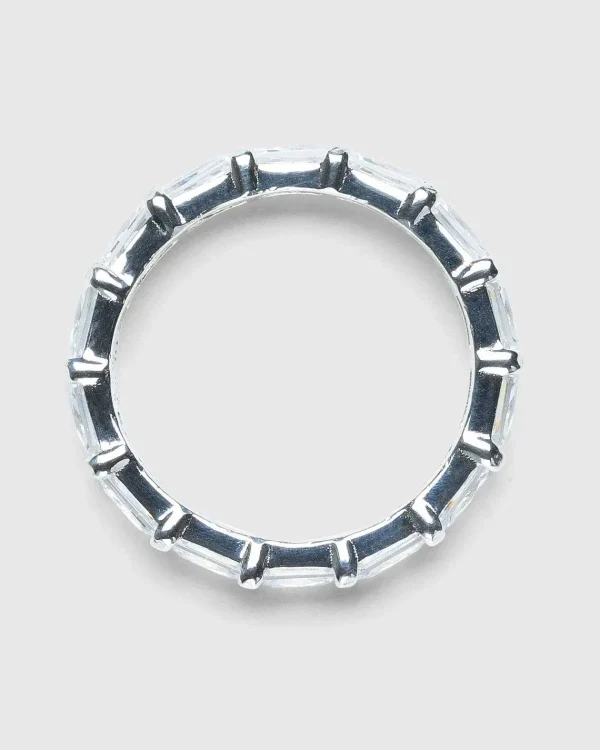 Smykker>Hatton Labs Horizon Eternity Ring Solv/Hvid