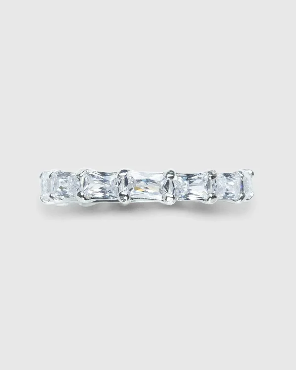 Smykker>Hatton Labs Horizon Eternity Ring Solv/Hvid