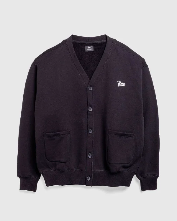 Strik>Patta Klassisk Cardigan Sort