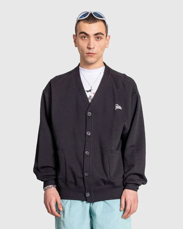 Strik>Patta Klassisk Cardigan Sort