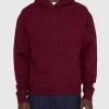 Sveder>Highsnobiety Klassisk Fleece-Haettetroje Bordeaux