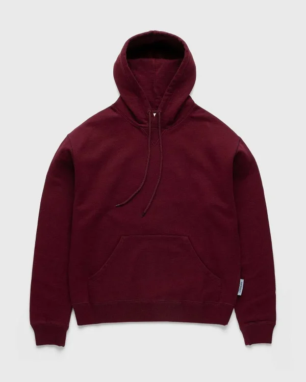 Sveder>Highsnobiety Klassisk Fleece-Haettetroje Bordeaux