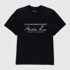 T-Shirts>Martine Rose Klassisk S/S T-Shirt Sort