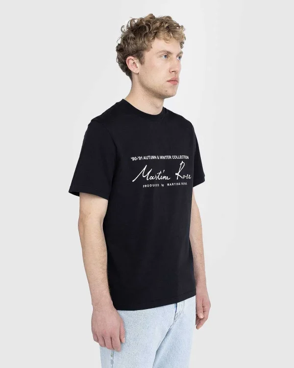 T-Shirts>Martine Rose Klassisk S/S T-Shirt Sort