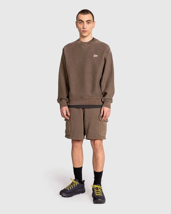 Strik>Patta Klassisk Vasket Crewneck Sweater Morel