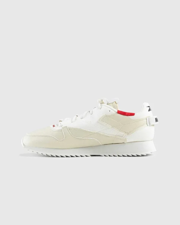 Sneakers>Reebok Klassisk Vegansk Miy Vintage Kridt/Vektorrod/Kernesort